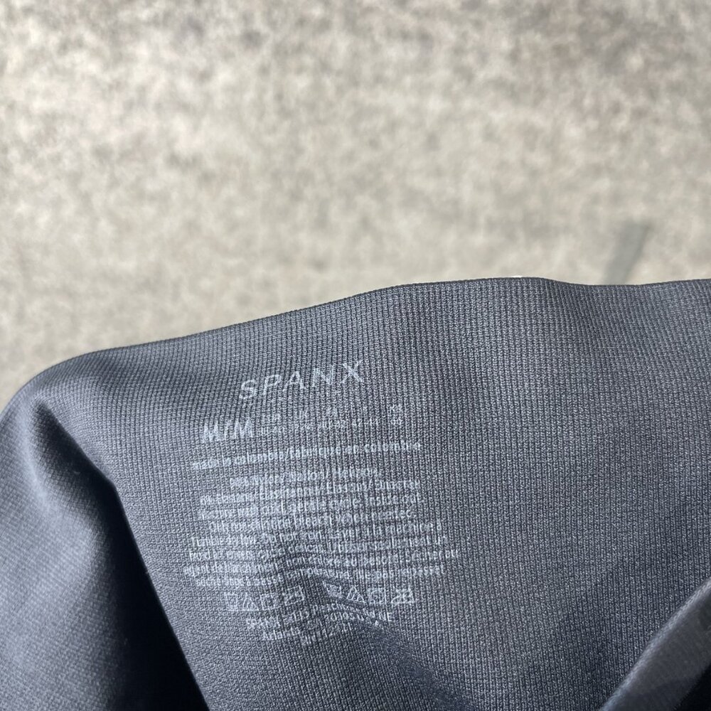 Spanx Leggings Womens Medium Black Camo Seamless High Rise Activewear‎ Yoga - Picture 7 of 8